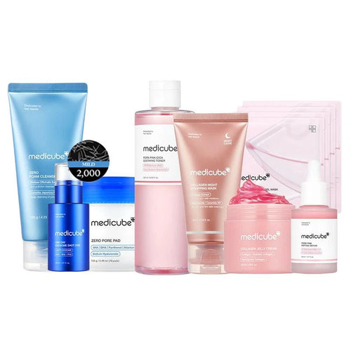 [Medicube] Affordable Glass Glow Skincare Set | Includes 8 TOP-SELLING Products MEDICUBE