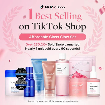 [Medicube] Affordable Glass Glow Skincare Set | Includes 8 TOP-SELLING Products MEDICUBE